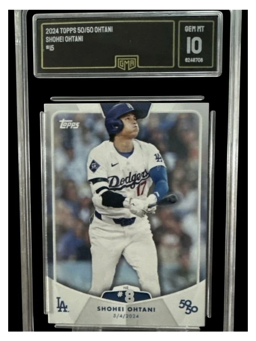 2024 Topps 50/50 Ohtani | Shohei Ohtani | 5/4/2004 | GMA 10 | #15