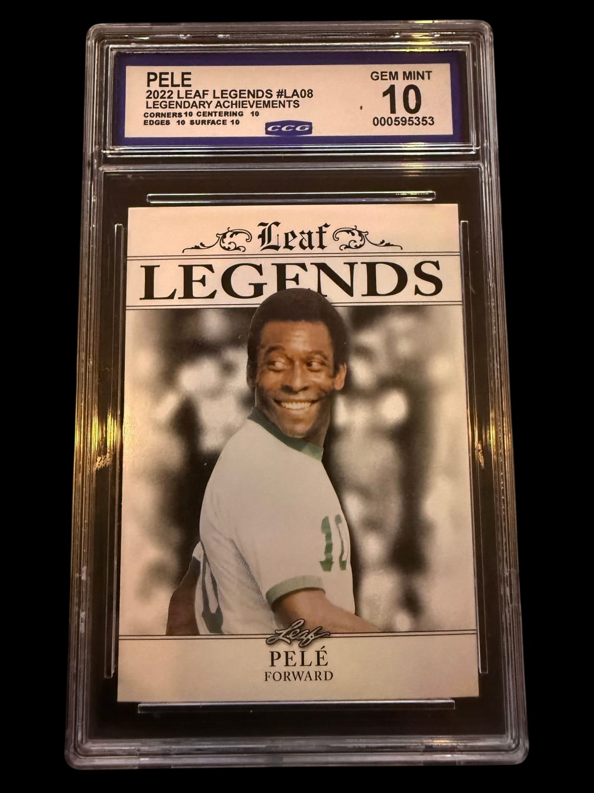 2022 Leaf Legends | Pele | Legendary Achievements | CCG 10