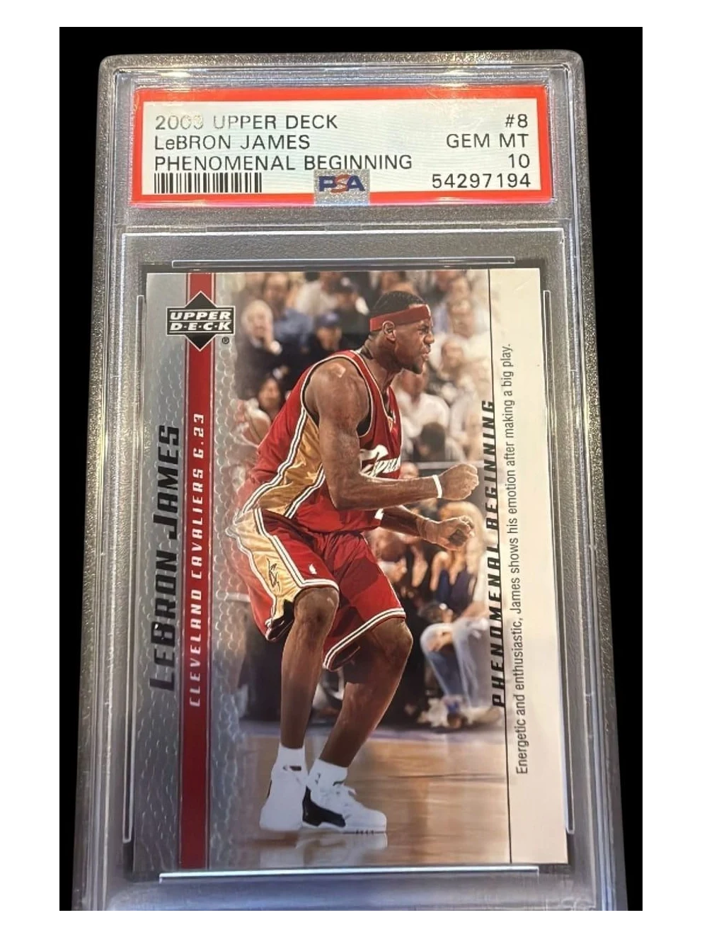 2003 Upper Deck | LeBron James | Phenomenal Beginning | PSA 10