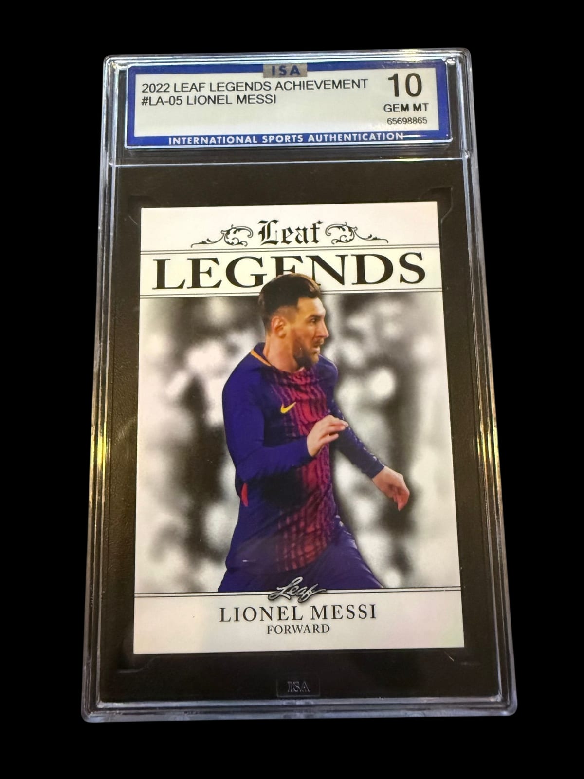 2022 Leaf | Lionel Messi | Legends Achievements | ISA 10