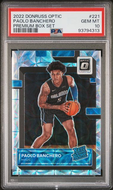 2022 Donruss Optic | Rookie Paolo Banchero | Premium Box Set | 36/249 | PSA 10