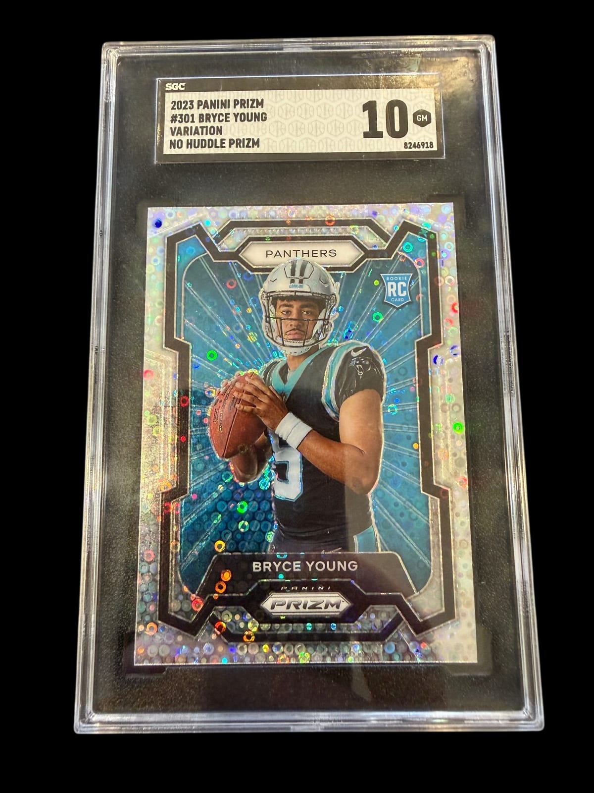 2023 Prizm | Rookie Bryce Young | Variation No Huddle Prizm | SGC 10