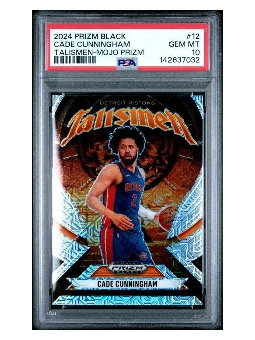 2024 Prizm Black | Cade Cunningham | Talismen Mojo Prizm | 19/25 | #12 | PSA 10