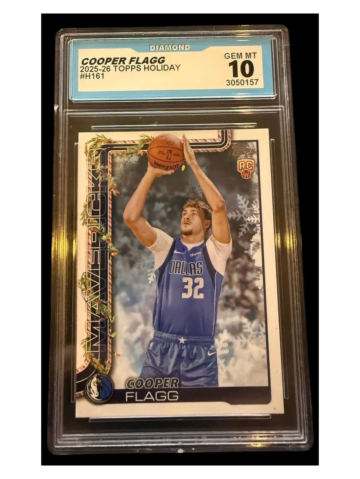 2025 Topps Holiday | Rookie Cooper Flagg | DSG 10