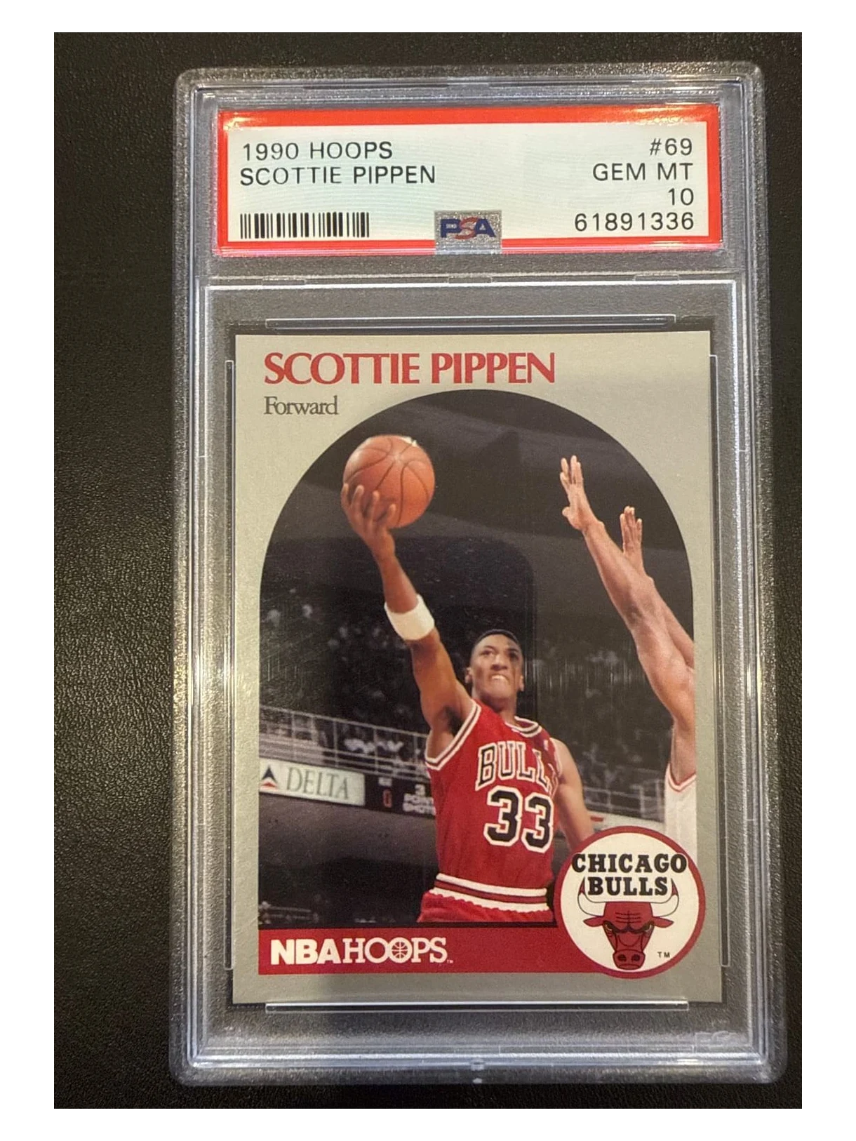 1990 Hoops Scottie Pippen #69 PSA 10, Low Pop, Pop 44 HOF