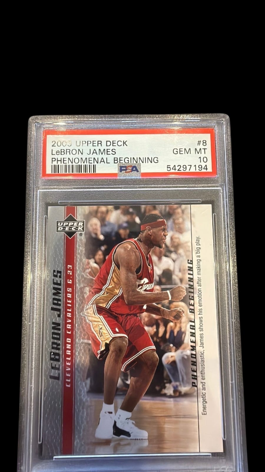 2003 Upper Deck | LeBron James | Phenomenal Beginning | PSA 10