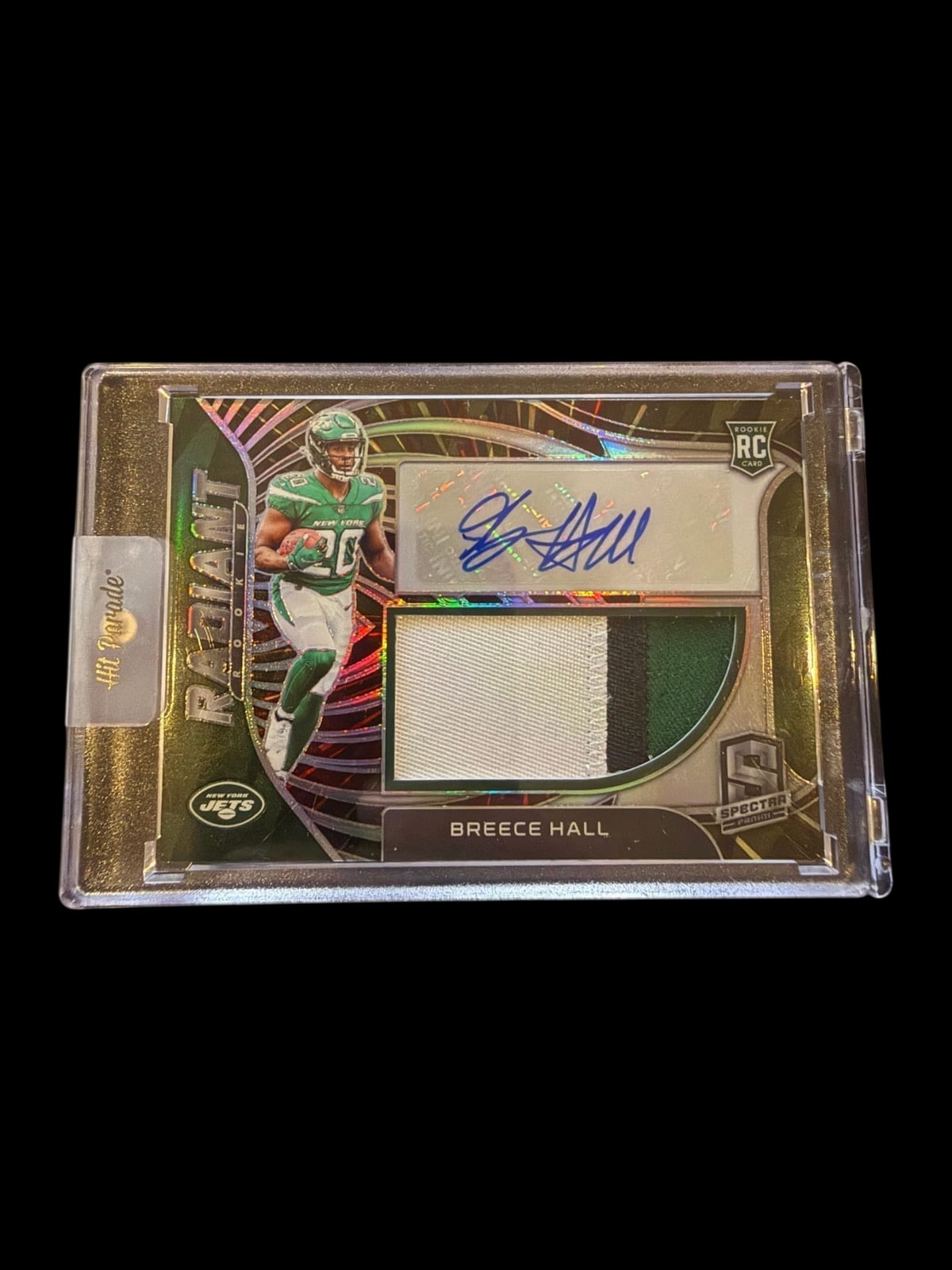 2022 Spectra | Rookie Breece Hall | Radiant Auto Patch | 38/60