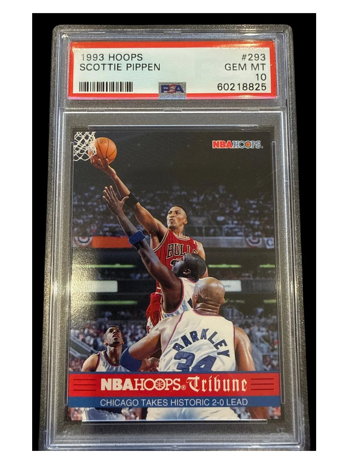 1993 Hoops Scottie Pippen #293 PSA 10 Low Pop, Pop 23 HOF