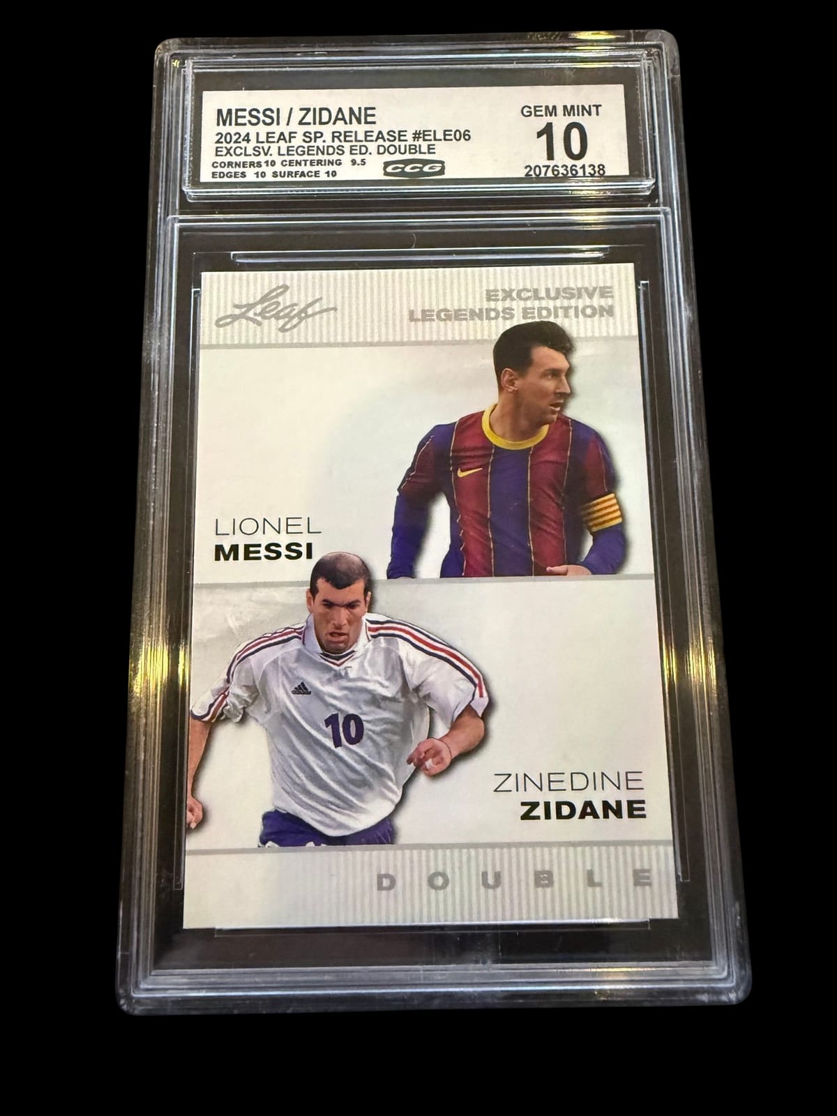 2024 Leaf Special Release | Lionel Messi, Zidane | CCG 10