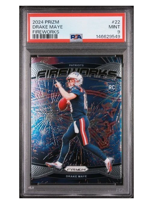 2024 Prizm | Rookie Drake Maye | #22 | PSA 9