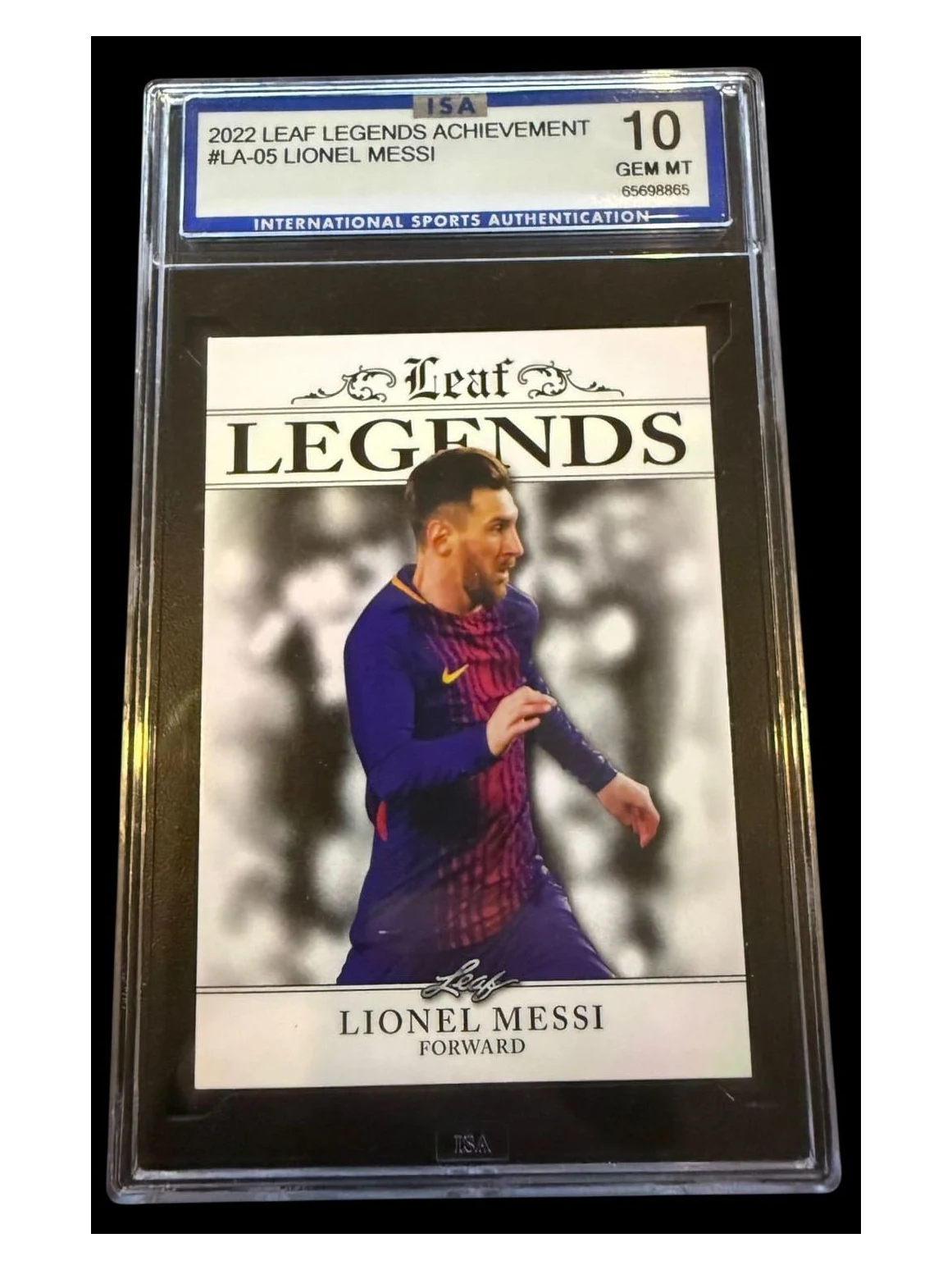 2022 Leaf | Lionel Messi | Legends Achievements | ISA 10