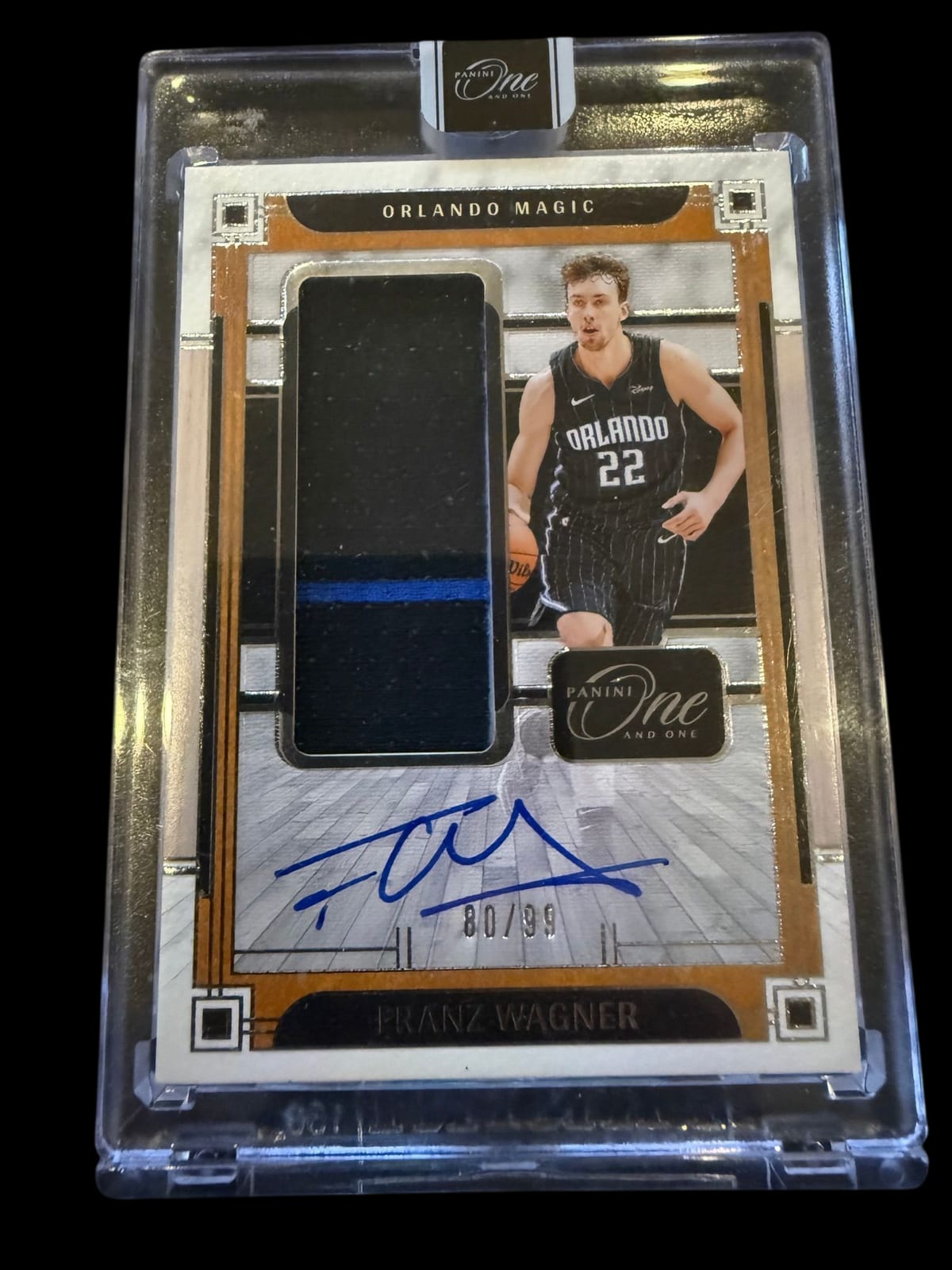 2023 Panini One and One | Franz Wagner | Auto Jumbo Patch | 80/99