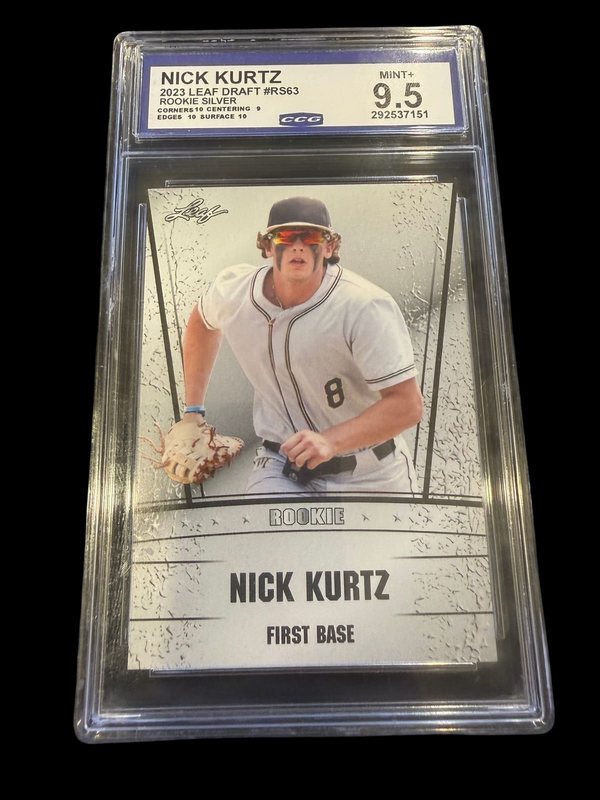 2023 Leaf Draft | Rookie Nick Kurtz | #RS-63 | CCG 10