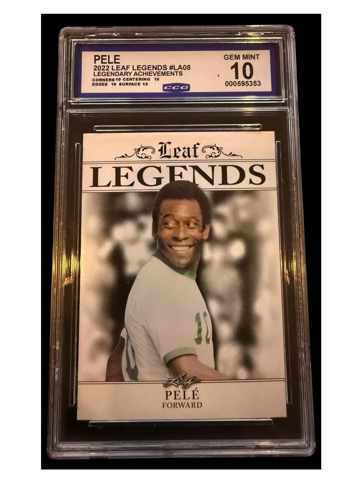 2022 Leaf Legends | Pele | Legendary Achievements | CCG 10