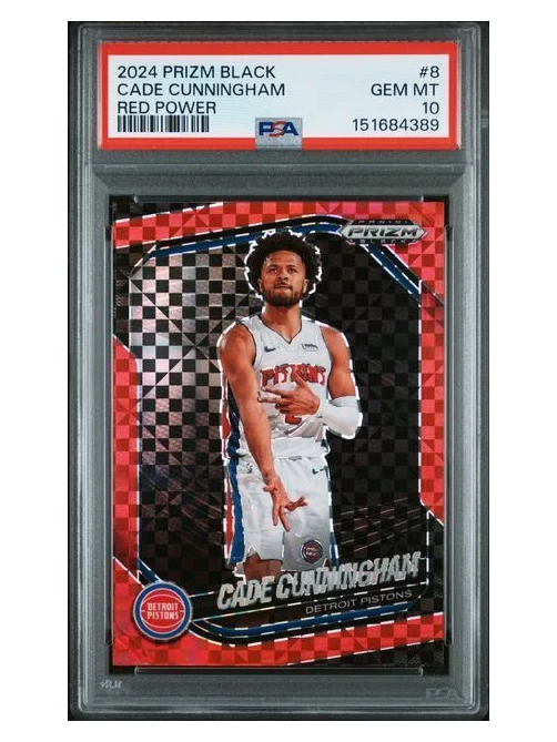 2024 Prizm Black | Cade Cunningham | Red Power | 72/79 | PSA 10 | #8