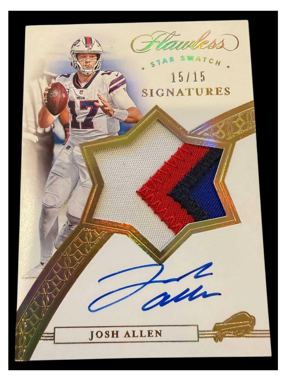 2020 Flawless | Josh Allen | Star Swatch Signature | 15/15
