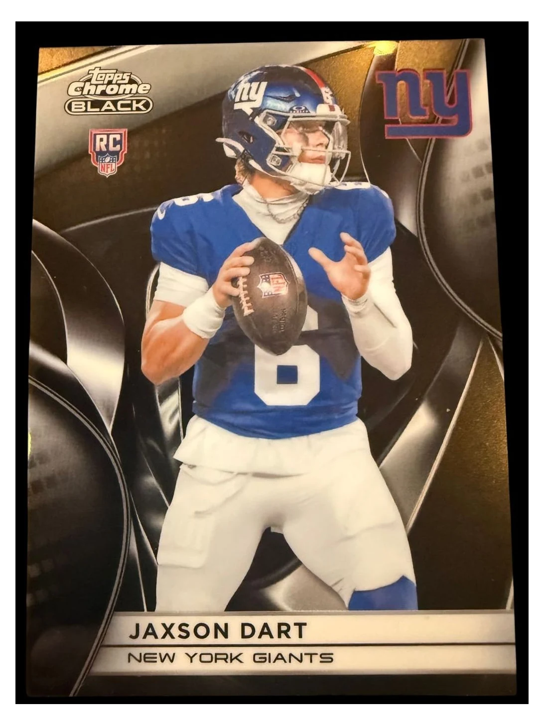 2025 Topps Chrome Black | Rookie Jaxson Dart | #136