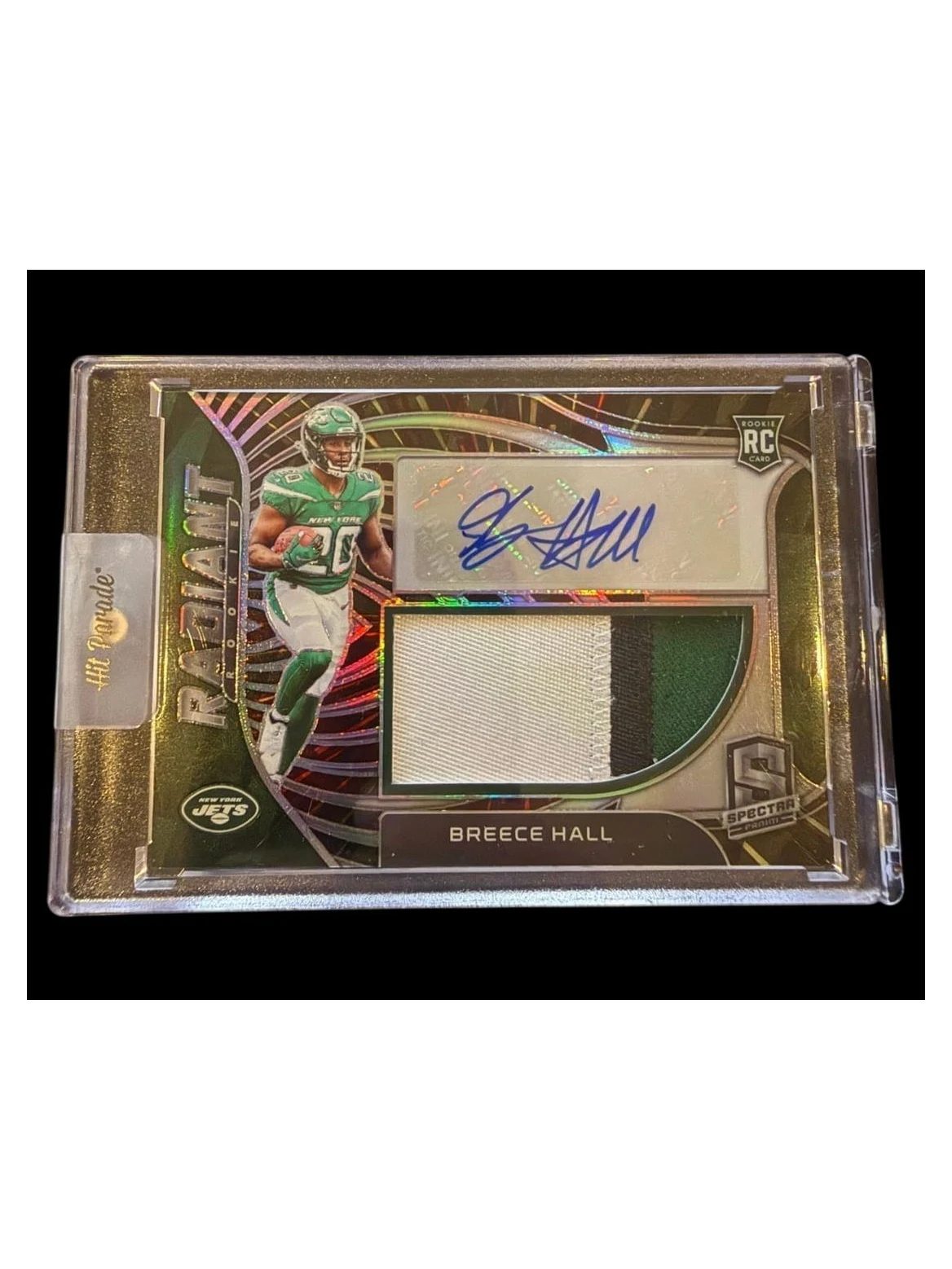 2022 Spectra | Rookie Breece Hall | Radiant Auto Patch | 38/60