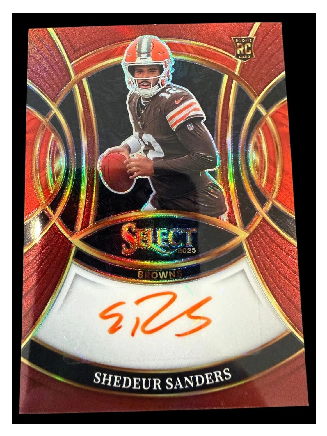 2025 Select | Rookie Shedeur Sanders | Maroon Prizm Auto | 65/75