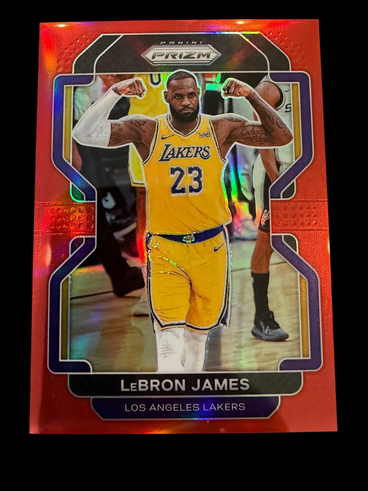 2021 Prizm | LeBron James | Red Prizm | 283/299 | #91