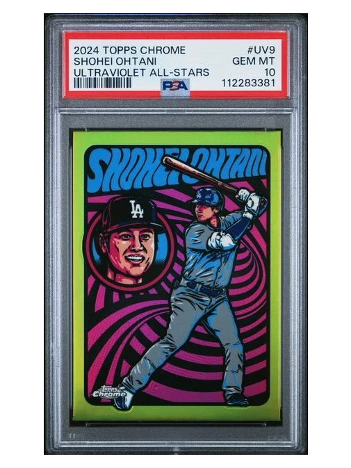 2024 Topps Chrome Shohei Ohtani Ultraviolet All Stars PSA 10