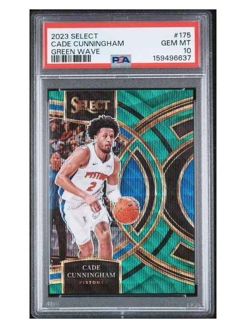 2023 Select | Cade Cunningham | Green Wave | 25/50 | #175 | PSA 10