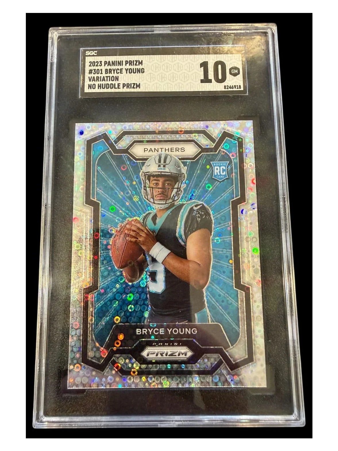 2023 Prizm | Rookie Bryce Young | Variation No Huddle Prizm | SGC 10