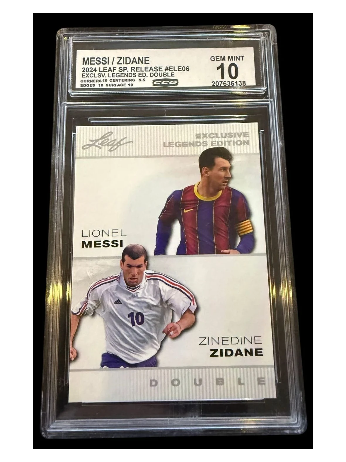 2024 Leaf Special Release | Lionel Messi, Zidane | CCG 10