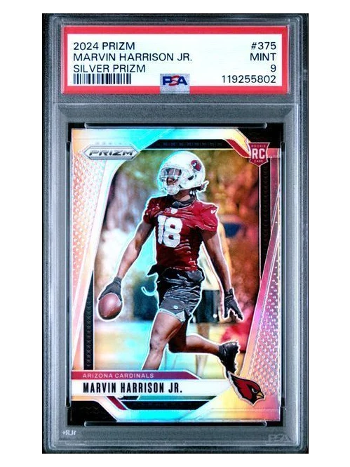 2024 Prizm | Rookie Marvin Harrison JR | Silver Prizm | PSA 9