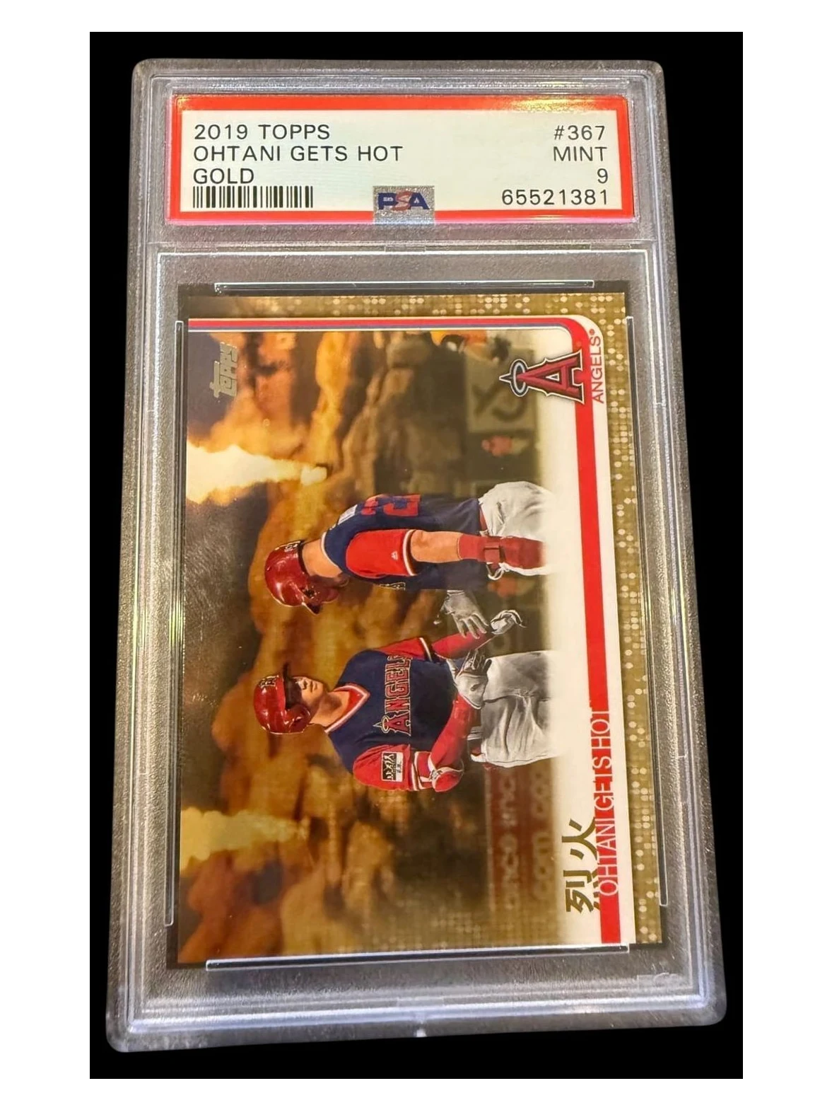 2019 Topps | Ohtani Gets Hot | Gold | PSA 9 | #367