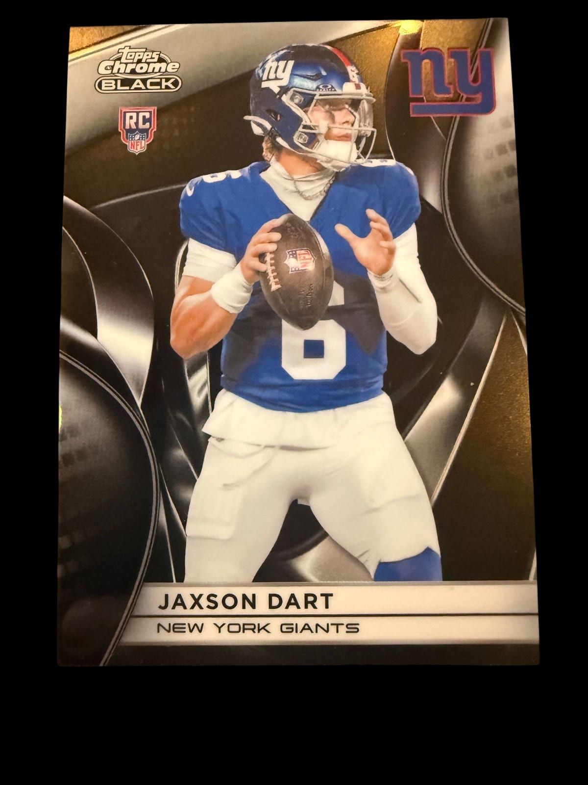 2025 Topps Chrome Black | Rookie Jaxson Dart | #136