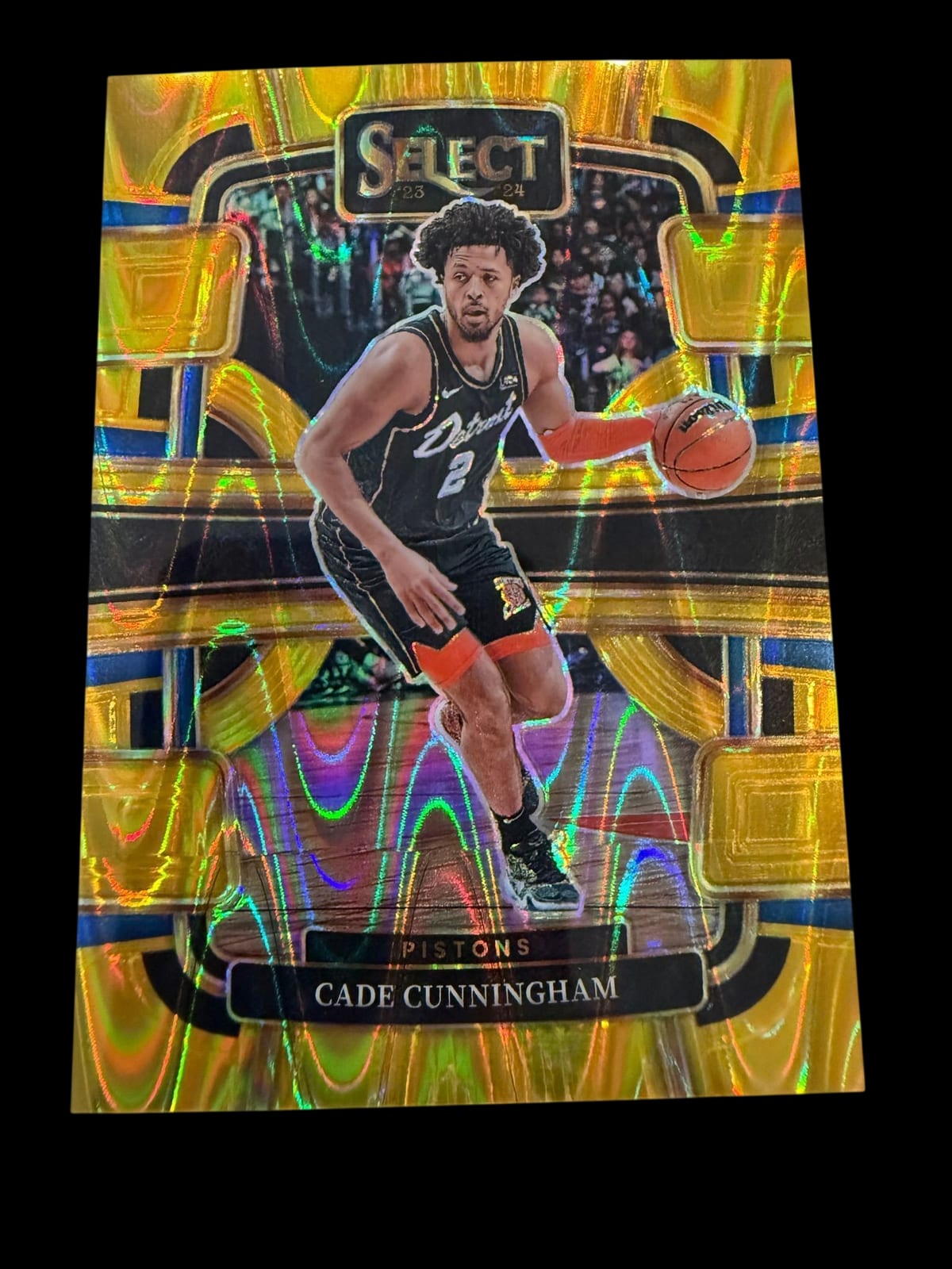 2023 Select | Cade Cunningham | Gold Flash Prizm | 8/10 | #26