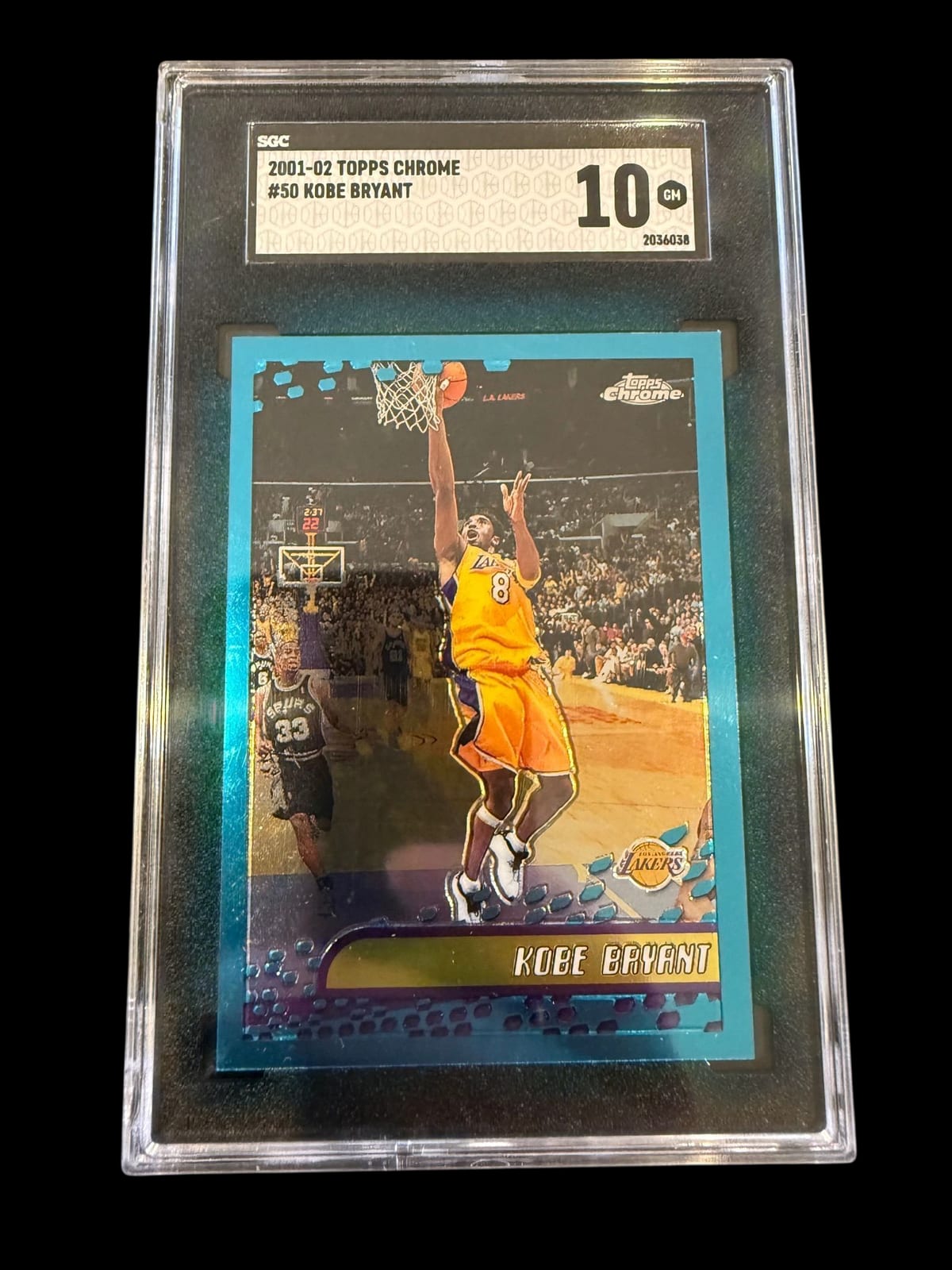 2001 Topps Chrome | Kobe Bryant | #50 | SGC 10