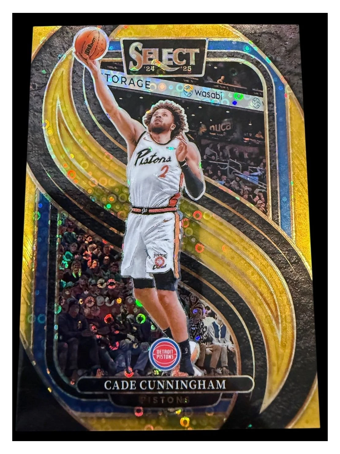 2024 Select | Cade Cunningham | Gold Disco Prizm | 9/10 | #164