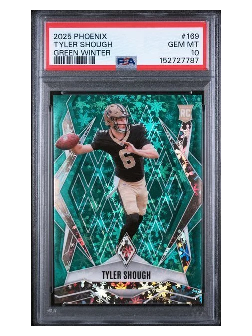 2025 Phoenix | Rookie Tyler Shough | Green Winter | 18/149 | PSA 10
